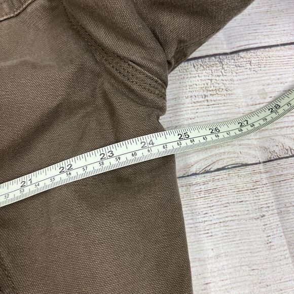 Dri-Duck Mens Brown Canvas Full Zip Work Jacket Flannel Lined Size L - Picture 14 of 15